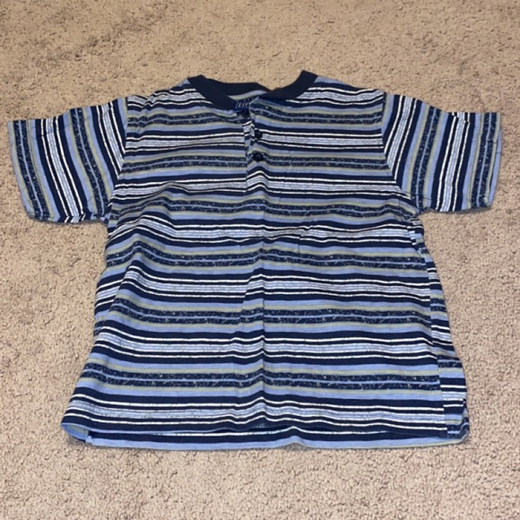 Basic Editions Other - Blue Striped Kids Shirt